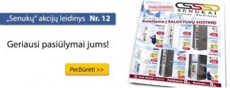 Naujas „Senukų“ akcijų leidinys Nr. 12